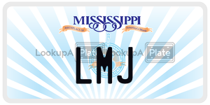 LMJ  license plate in MS