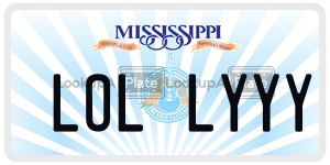 LOLLYYY  license plate in MS