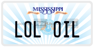 LOLOIL  license plate in MS