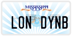 LONDYNB  license plate in MS