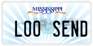 LOOSEND  license plate in MS