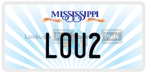 LOU2  license plate in MS