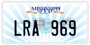 LRA969  license plate in MS