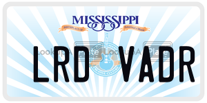 LRDVADR  license plate in MS