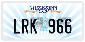 LRK966  license plate in MS