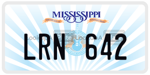 LRN642  license plate in MS