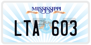 LTA603  license plate in MS