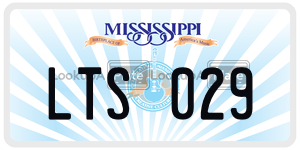 LTS029  license plate in MS