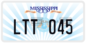 LTT045  license plate in MS