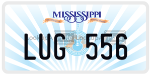 LUG556  license plate in MS