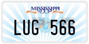LUG566  license plate in MS