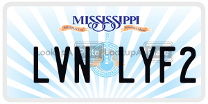LVNLYF2  license plate in MS