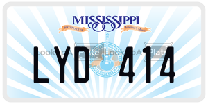 LYD414  license plate in MS