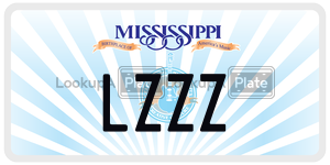 LZZZ  license plate in MS