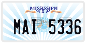 MAI5336  license plate in MS