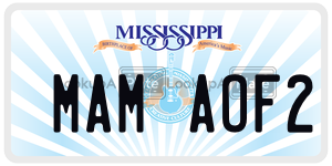 MAMAOF2  license plate in MS
