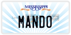 MANDO  license plate in MS