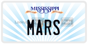 MARS  license plate in MS