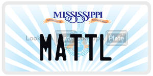 MATTL  license plate in MS