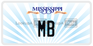 MB  license plate in MS