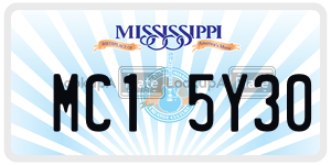 MC15Y30  license plate in MS