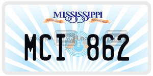 MCI862  license plate in MS