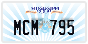 MCM795  license plate in MS