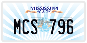 MCS796  license plate in MS