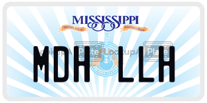 MDHLLH  license plate in MS