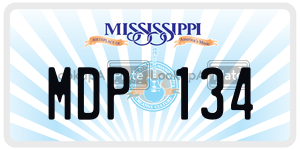 MDP134  license plate in MS