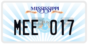 MEE017  license plate in MS