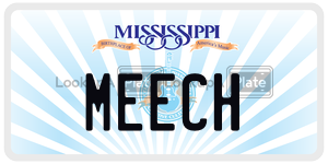 MEECH  license plate in MS