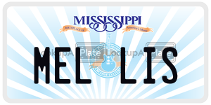 MELLIS  license plate in MS