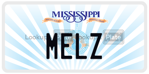 MELZ  license plate in MS