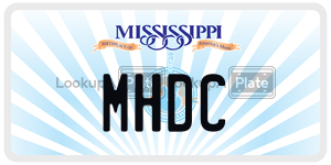 MHDC  license plate in MS