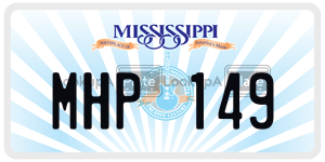 MHP149  license plate in MS