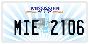 MIE2106  license plate in MS