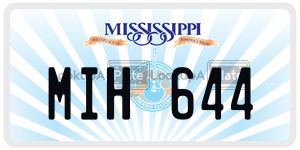 MIH644  license plate in MS