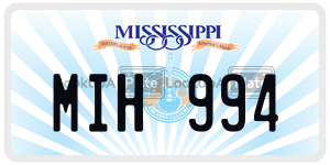 MIH994  license plate in MS