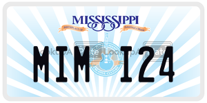 MIMI24  license plate in MS