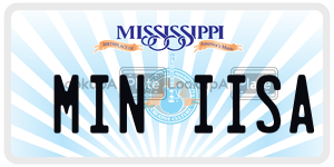 MINIISA  license plate in MS