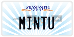 MINTU  license plate in MS