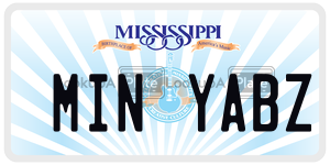 MINYABZ  license plate in MS