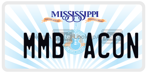MMBACON  license plate in MS