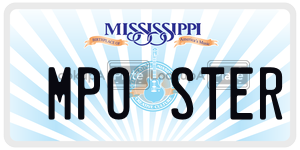 MPOSTER  license plate in MS