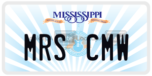 MRSCMW  license plate in MS