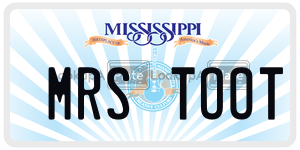 MRSTOOT  license plate in MS