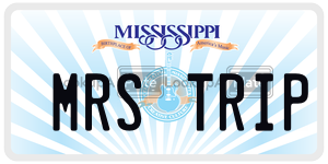 MRSTRIP  license plate in MS
