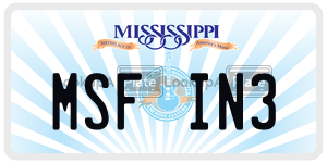 MSFIN3  license plate in MS