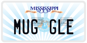 MUGGLE  license plate in MS